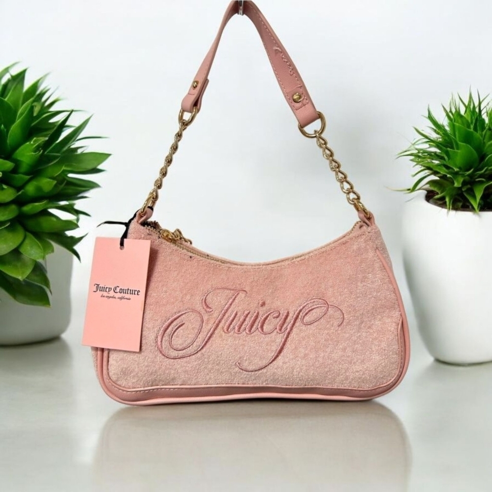 💕🔹️ Juicy couture 🔹️raising star shoulder bag- PINK DIAMOND ✨️💞
